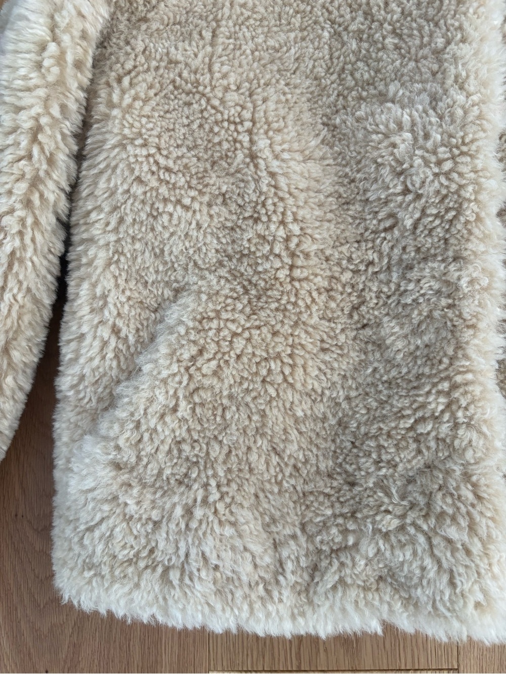 Rag & bone Ivory Cory Faux Shearling Coat - Picture 6 of 6
